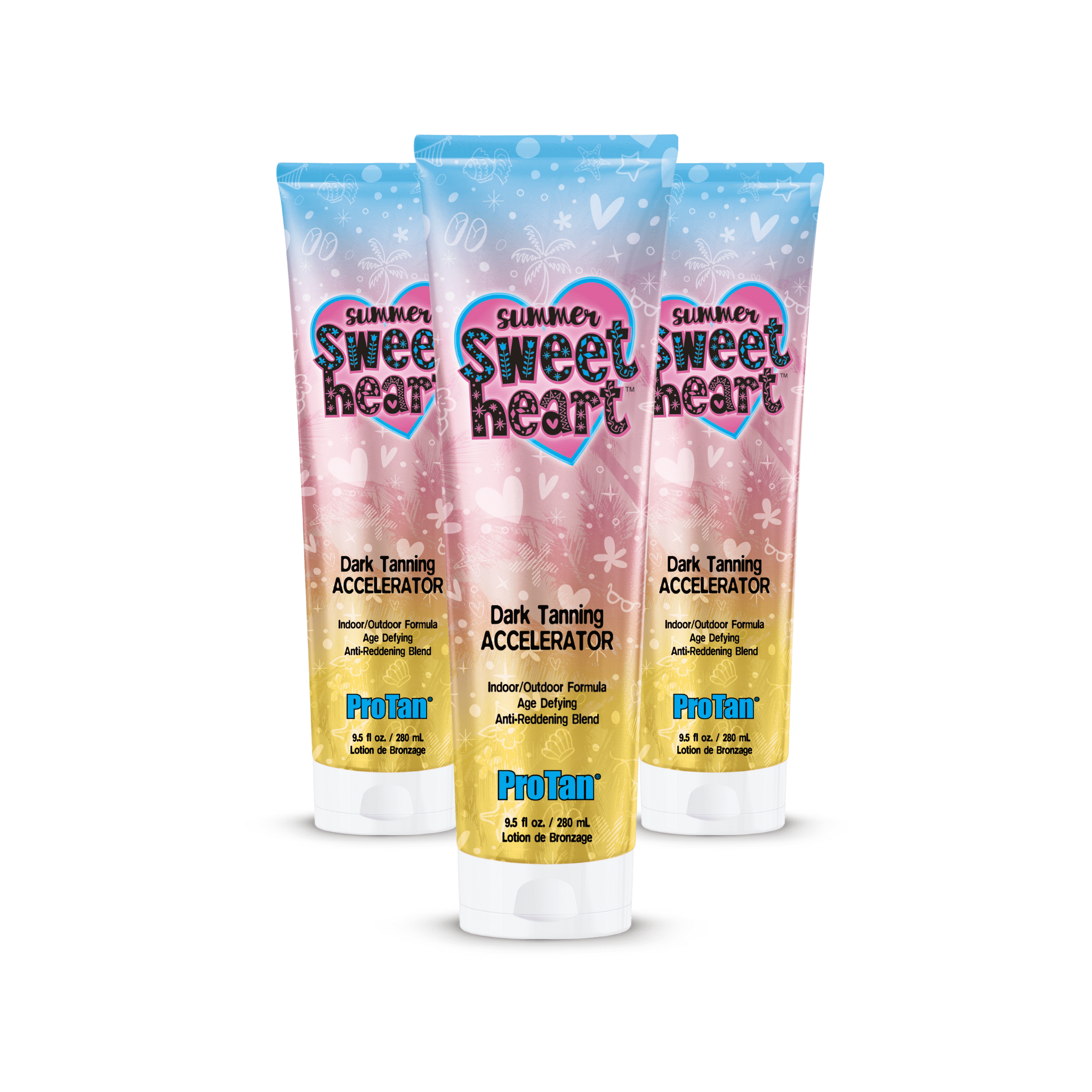 ProTan Summer Sweetheart Dark Tanning Accelerator Lotion Discount Packs