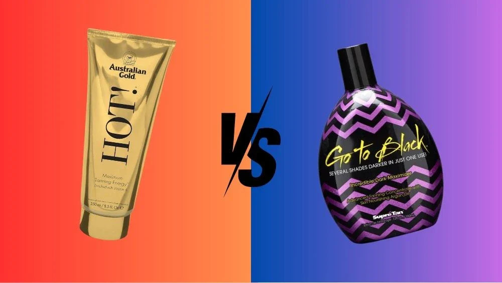 Supre Tan Go To Black vs. Australian Gold Hot!: The Complete Comparison Guide