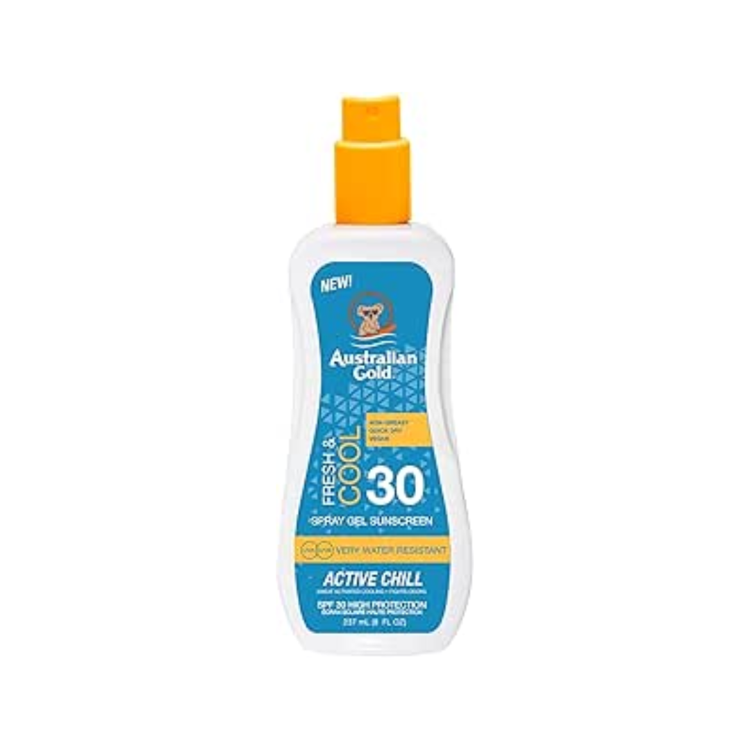 Australian Gold Active Chill Spray Gel SPF 30 237ml Bottle