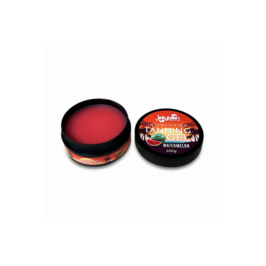 Jellybean Intensifying Tanning Gel in Watermelon 100g Bottle