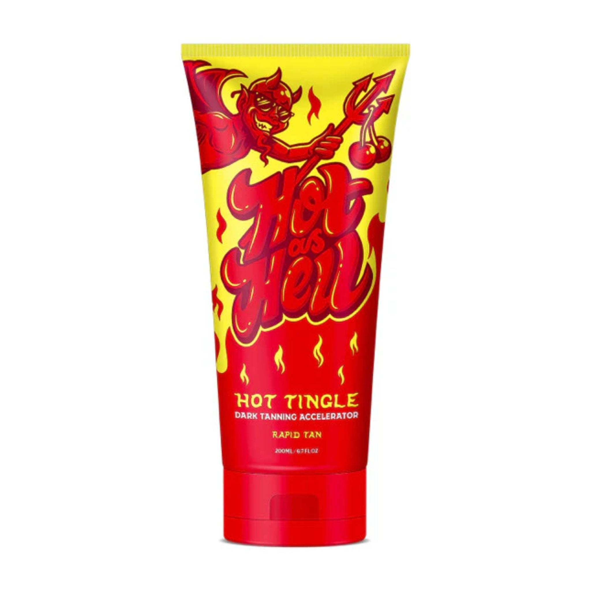 Rapid Tan Hot As Hell Tingle Tanning Lotion - 200ml Bottle