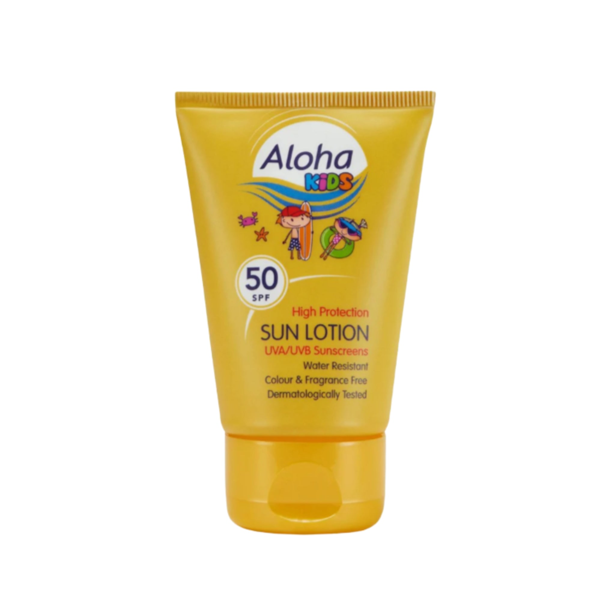Aloha Kids SPF 50 Sun Lotion Pocket Pack front view