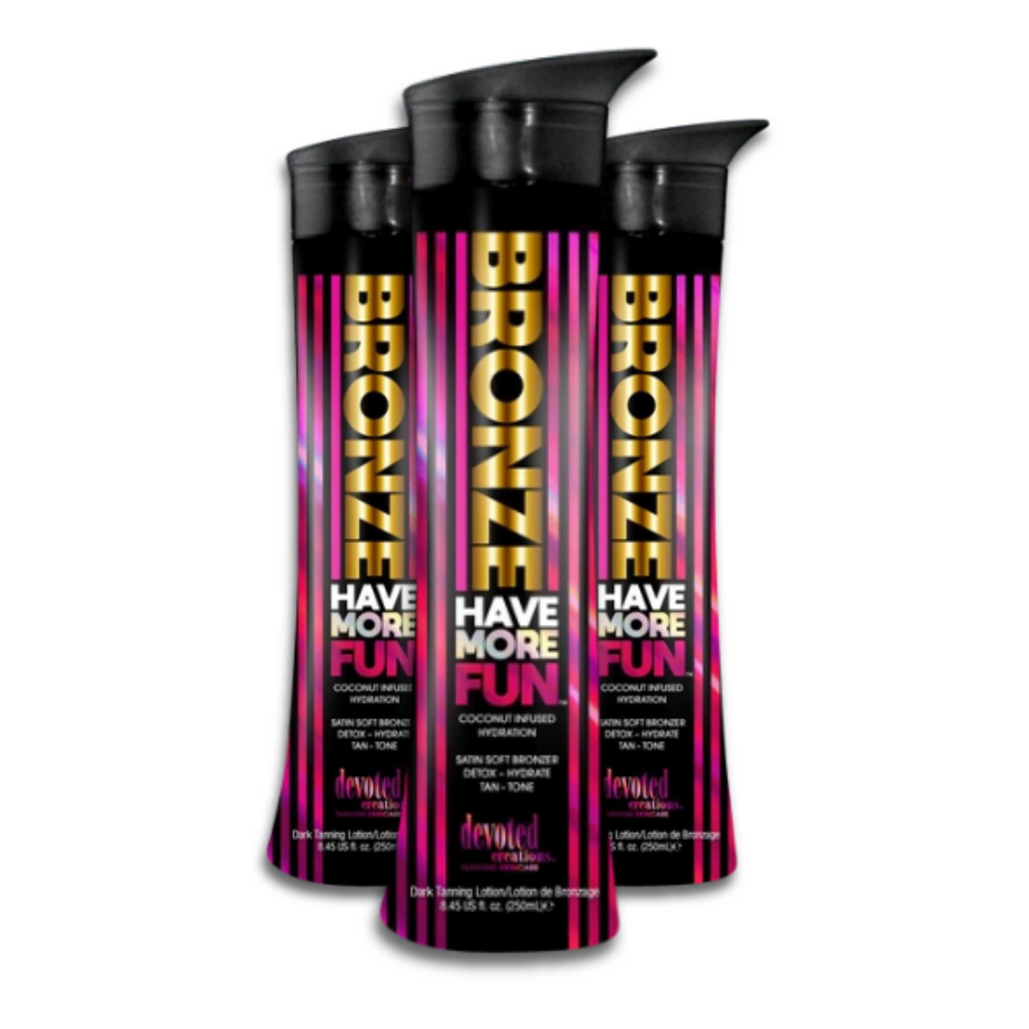 Devoted Creations Bronze Have More Fun Tanning Lotion Discount Packs