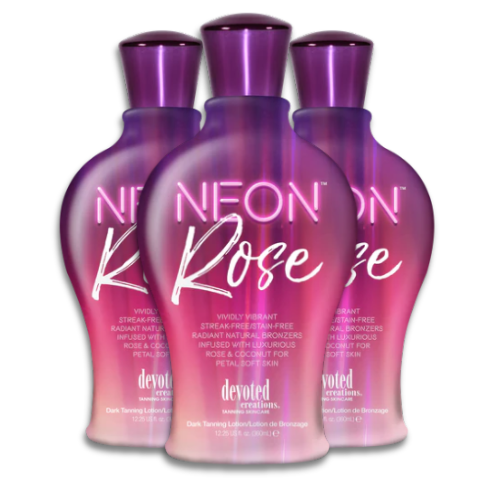 Devoted Creations Neon Rose Tanning Lotion Discount Packs