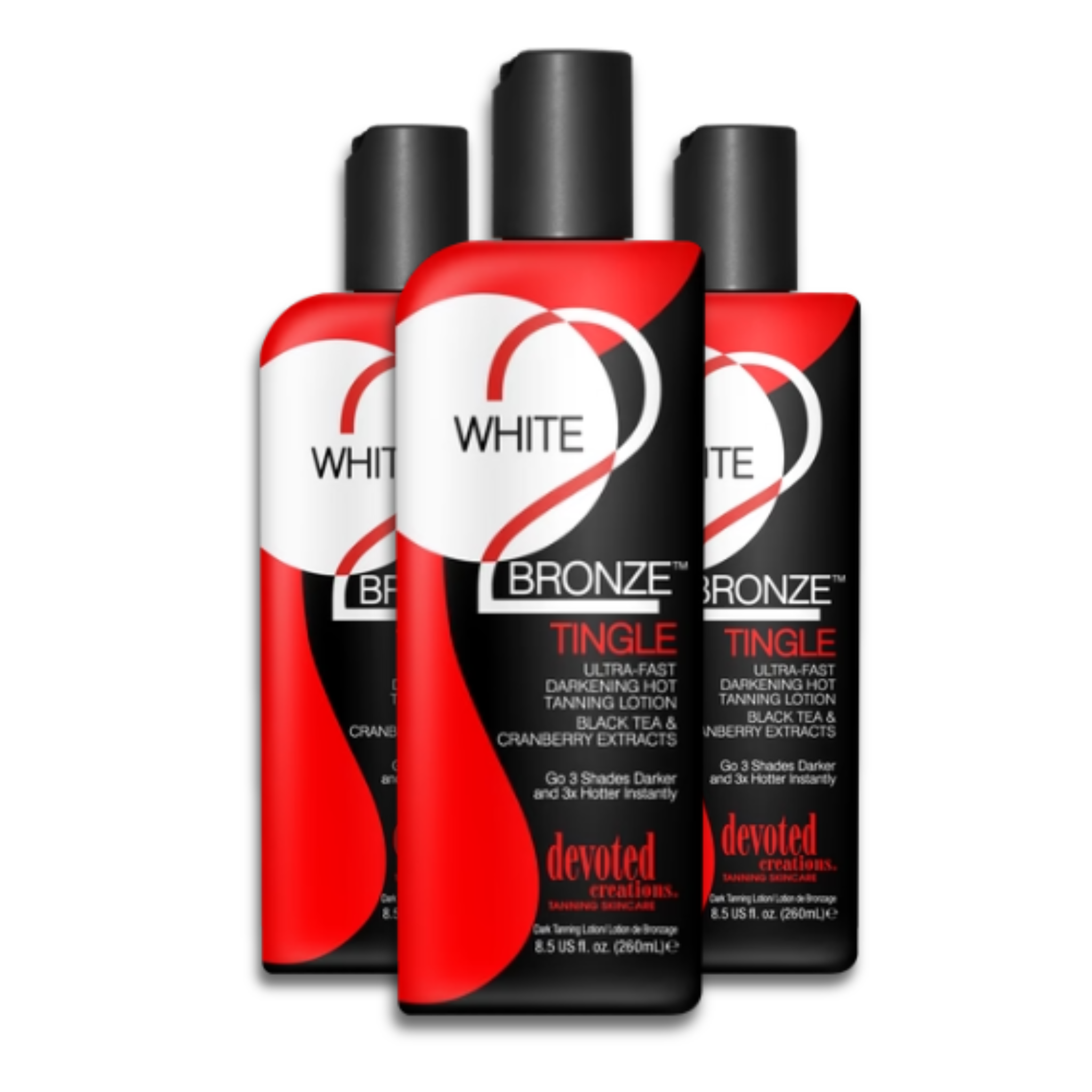 Devoted Creations White 2 Bronze Tingle Tanning Lotion Discount Packs